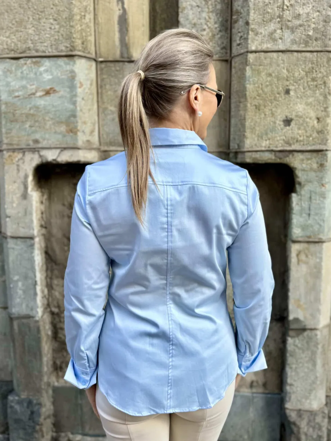 Cally paitapusero; vaaleansininen