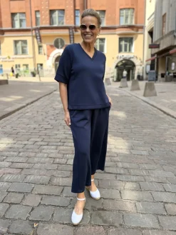 Cu Hilde Chabrina V-paita; sininen
