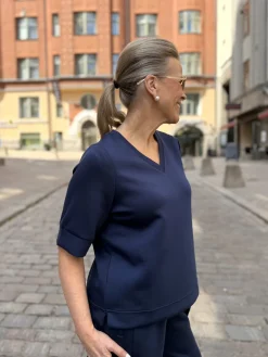 Cu Hilde Chabrina V-paita; sininen