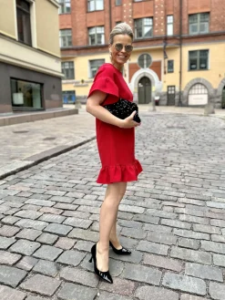 DW Cecilia mekko; punainen