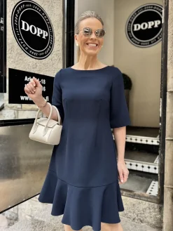 DW Elle mekko; tummansininen