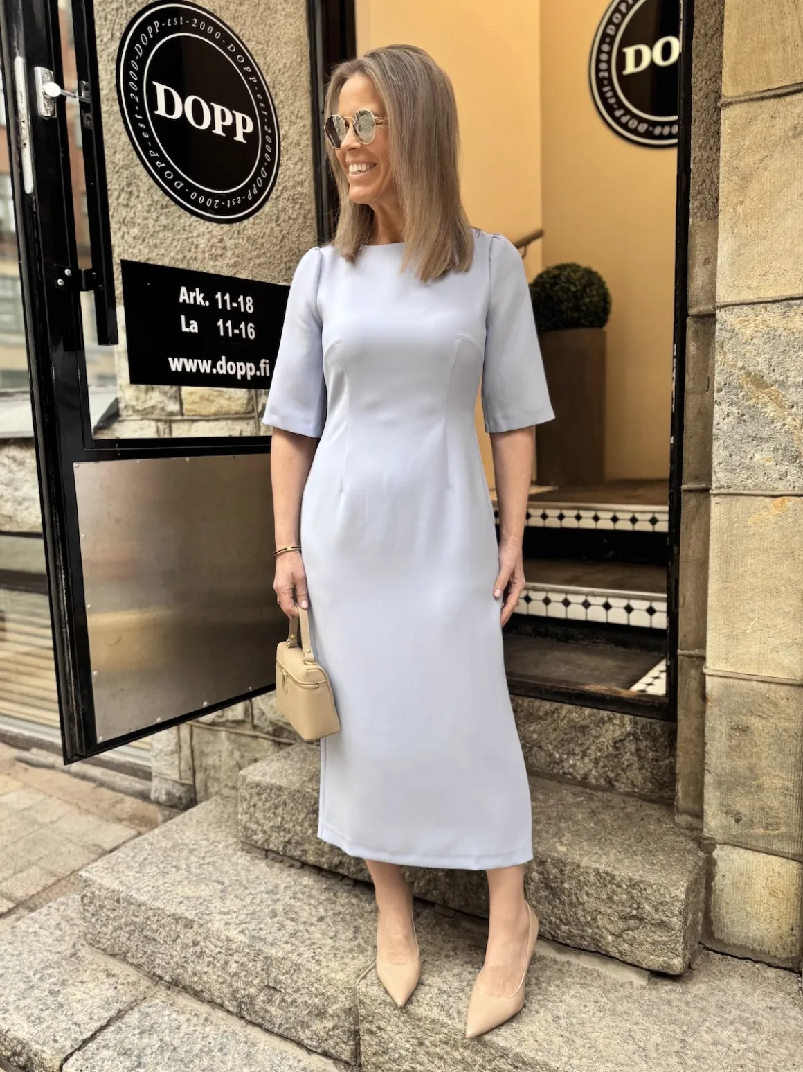 DW Julia midimekko; vaaleansininen