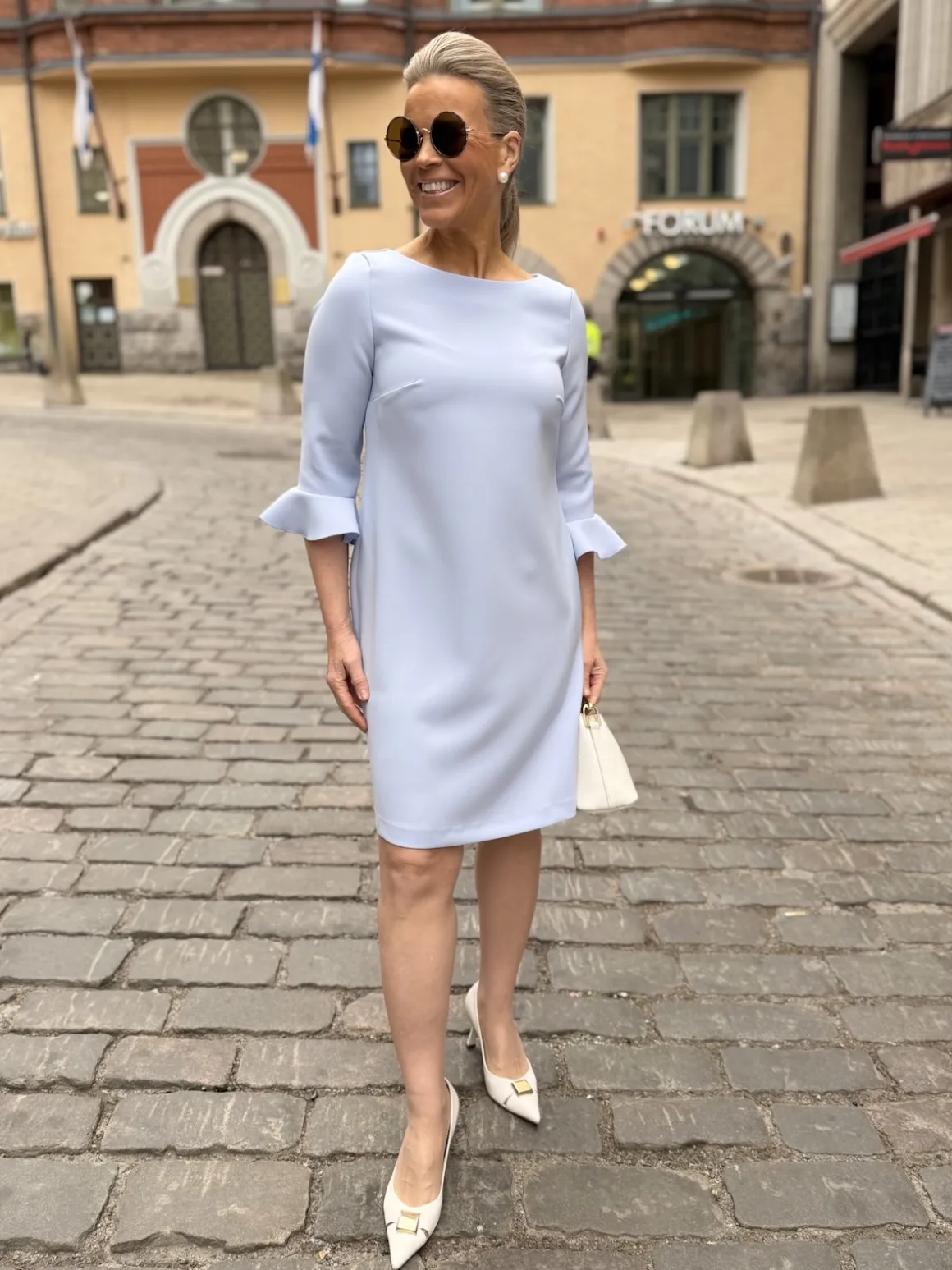 DW Vera mekko; vaaleansininen