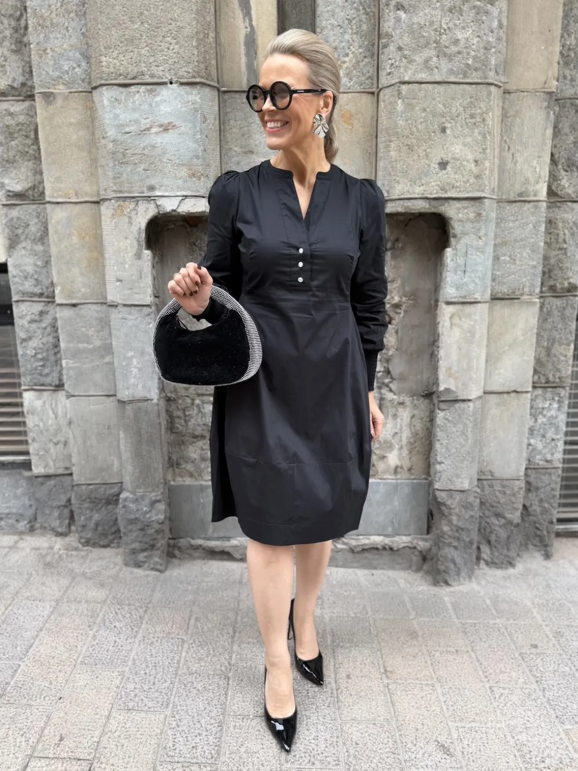 Loretta Antoinett mekko; musta