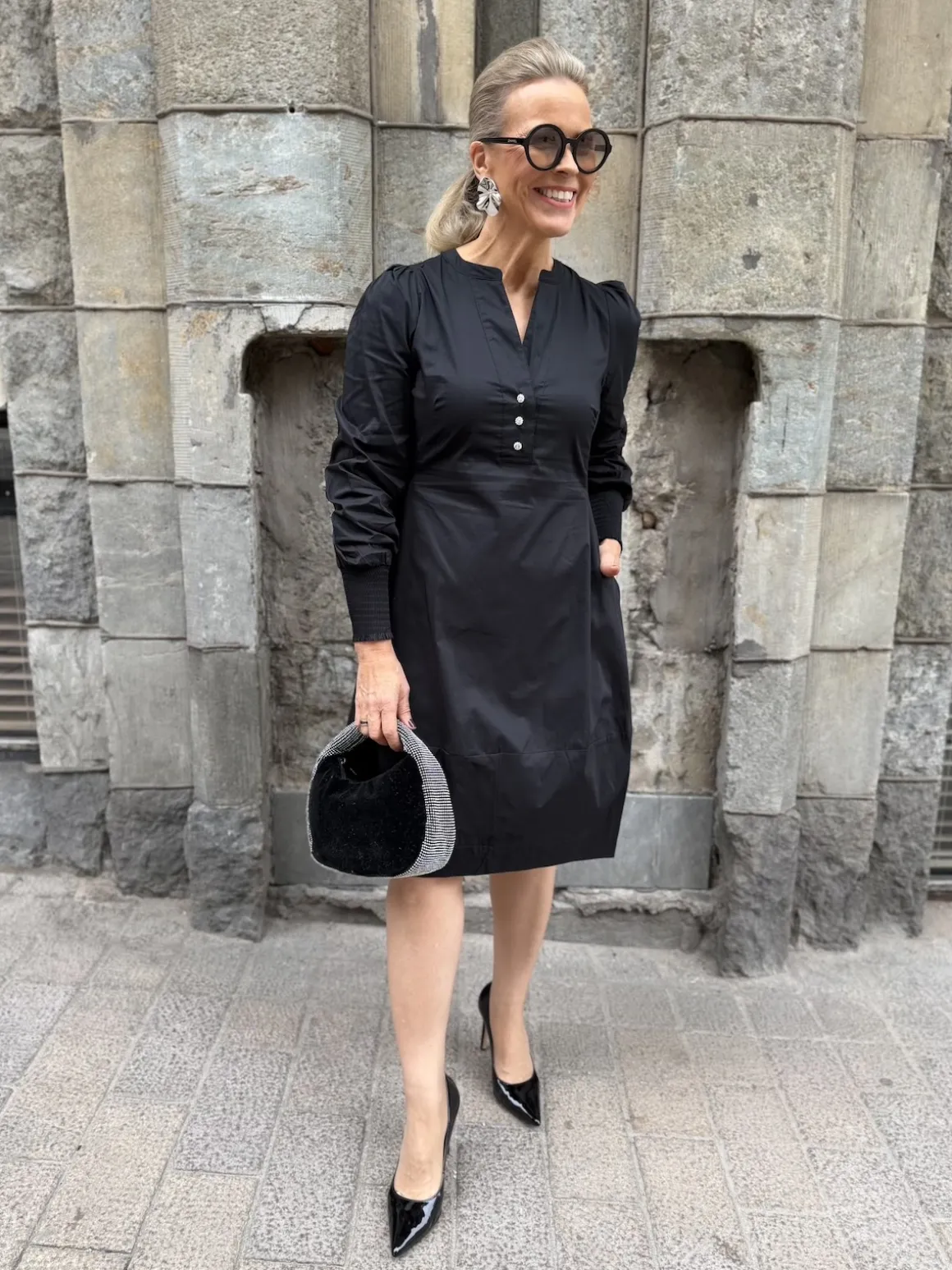Loretta Antoinett mekko; musta