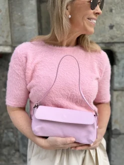 Luna olkalaukku; pinkki