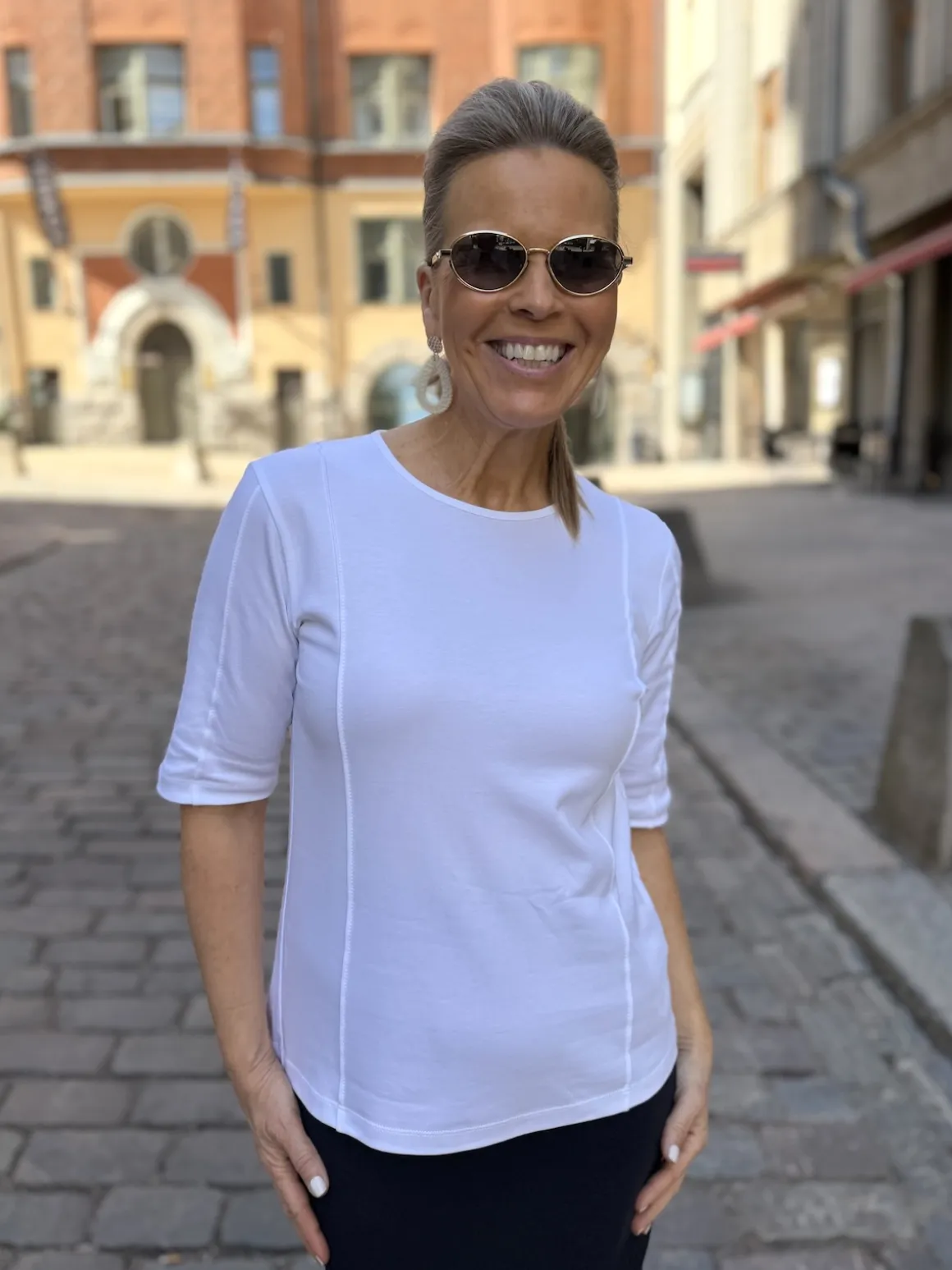 Sophie t-paita; valkoinen