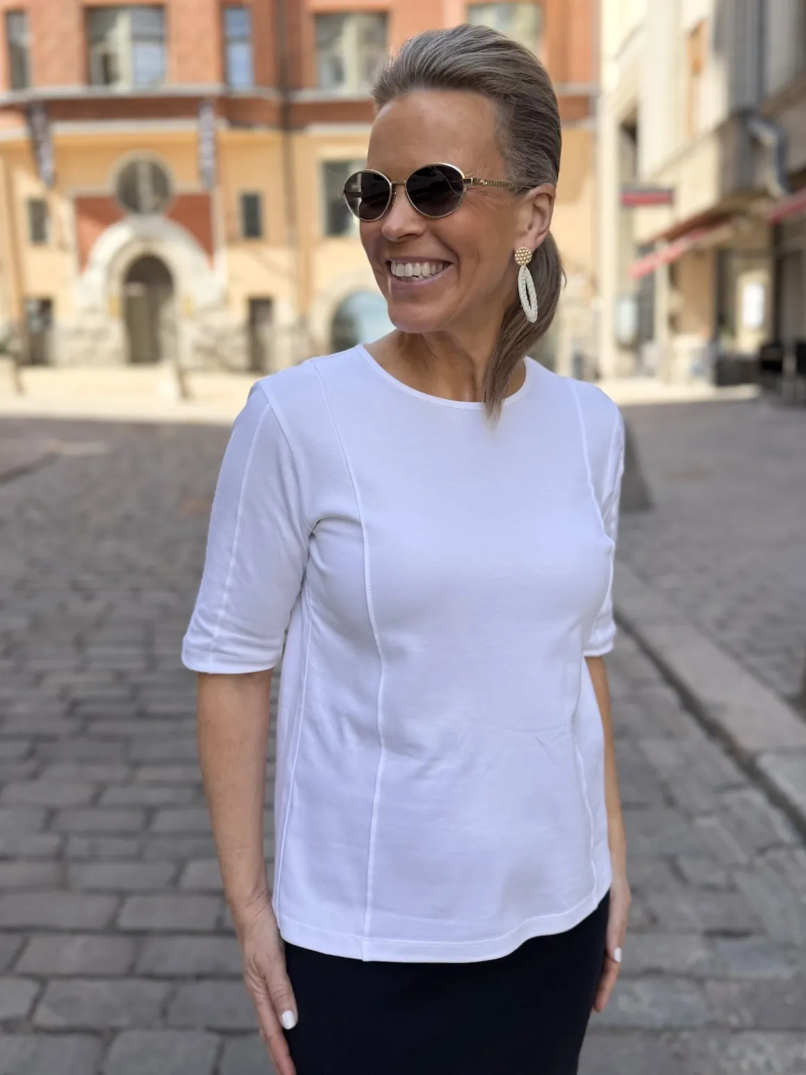 Sophie t-paita; valkoinen