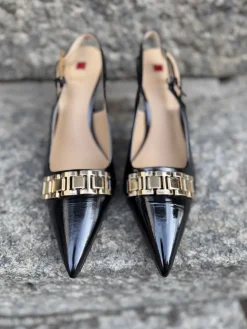 Taylor slingback korkokengät; mustat
